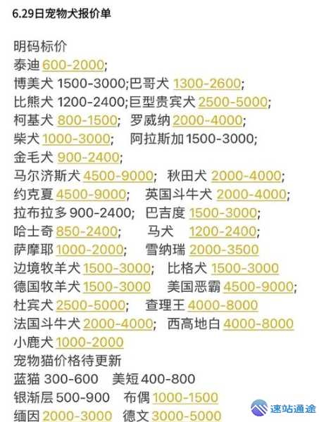 狗狗今日最新价格美元详情大揭秘